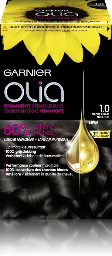 Garnier Olia Haarverf - 1.0 Nacht Zwart