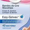 Veet Easy-Gelwax Haarentfernungsstreifen Beine & Körper - Empfindliche Haut - 40 Stück