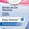 Bandes dépilatoires Easy-Gelwax Visage - Peau sensible - 20 pièces