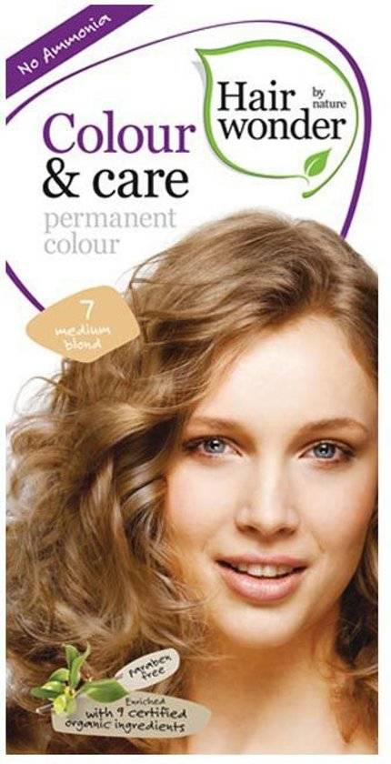 Hairwonder Colour & Care 7 - Medium Blond - Haarverf