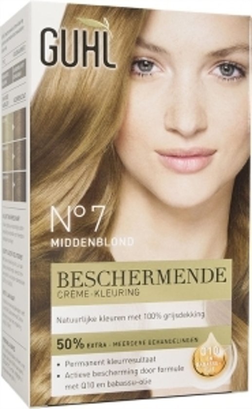 Muf helikopter de ober Guhl Beschermende Crème-kleuring No. 7- Middenblond - Haarverf -  Onlinevoordeelshop