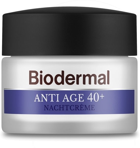 Anti Age 40+ - Crème de nuit contre le vieillissement cutané - 50ml