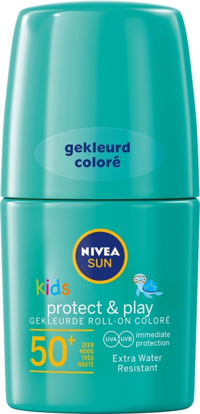 SUN Kids Sunscreen - Protect & Play Green Roll-on - SPF 50+ - 50 ml