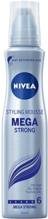 Mega Strong gel coiffant mousse pour cheveux - 150 ml