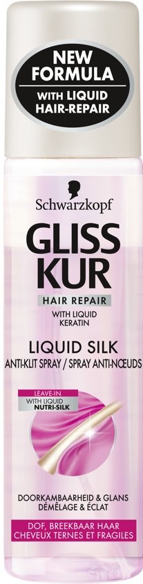 Anti-klitspray liquid silk