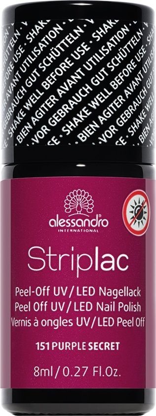 Striplac - 151 Purple Secret - Purple - Gel nail polish