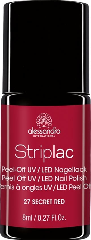 Alessandro Striplac - 27/127 Secret Red - Gel nail polish -  Onlinevoordeelshop