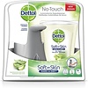 Distributeur de Savon Automatique No-Touch Argent avec Recharge Aloe Vera Hydratante - 250 ml-