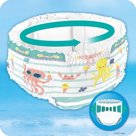 Splashers Size 5-6 - 10 Pieces - Disposable Swim Diapers