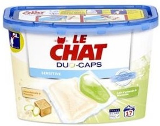 Le Chat Sensitive Duo Caps 17 Lessives Détergent