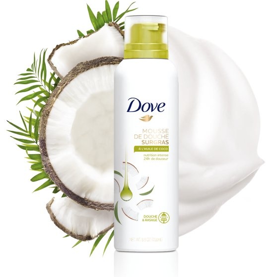 Mousse de douche à l'huile de coco - 200 ml