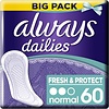 Dailies fresh & protect inlegkruisjes - 60 stuks -