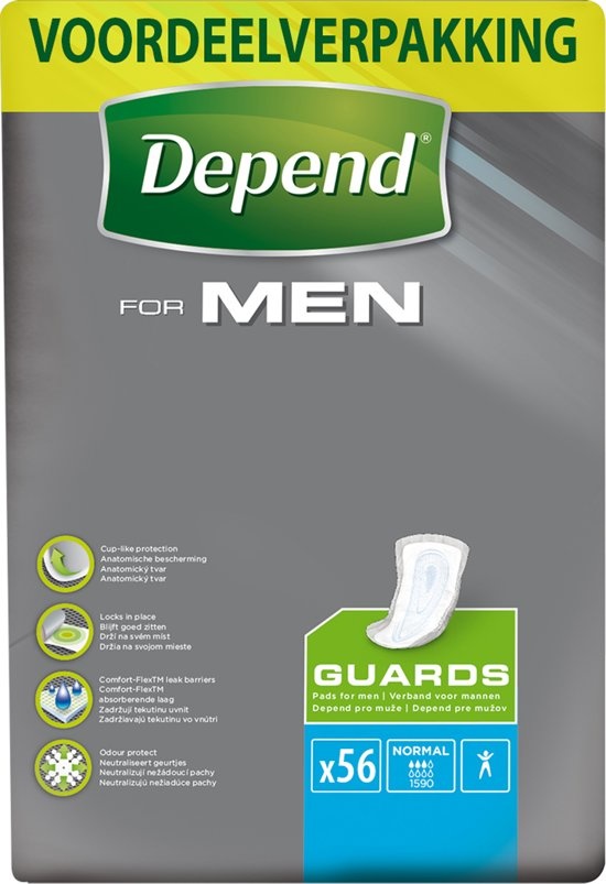 pour hommes Guards Pantalon d'incontinence - 14 pièces