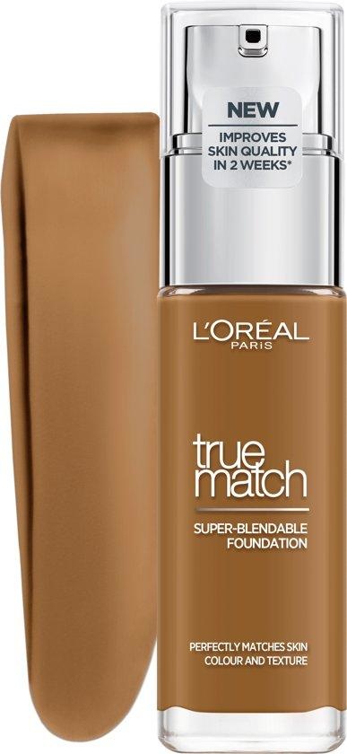 L'Oréal Paris True Match Foundation - N8 Cappuccino - Couvrant naturellement - 30 ml
