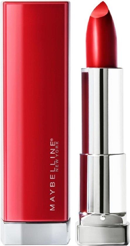 Maybelline Color Sensational Made For All Lipstick - 385 Ruby For Me - Red - Glossy