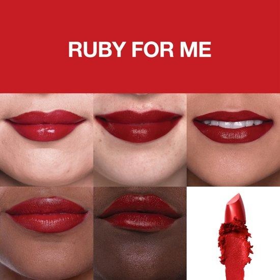 Maybelline Color Sensational Made For All Lippenstift – 385 Ruby For Me – Rot – Glänzend