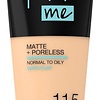 Fond de teint Maybelline Fit Me Mat & Poreless - 115 Ivoire