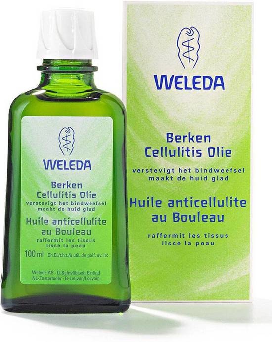 Berken Anti Cellulite Olie - 100ml - Natuurlijk