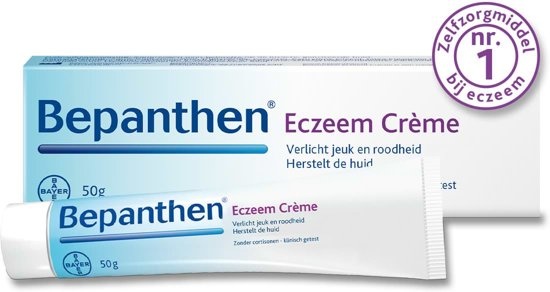 Bepanthen Eczema Cream relieves itching and redness in mild to moderate eczema, 50 gr