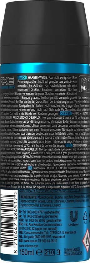 Erfrischtes Bodyspray Deodorant -150 ml -