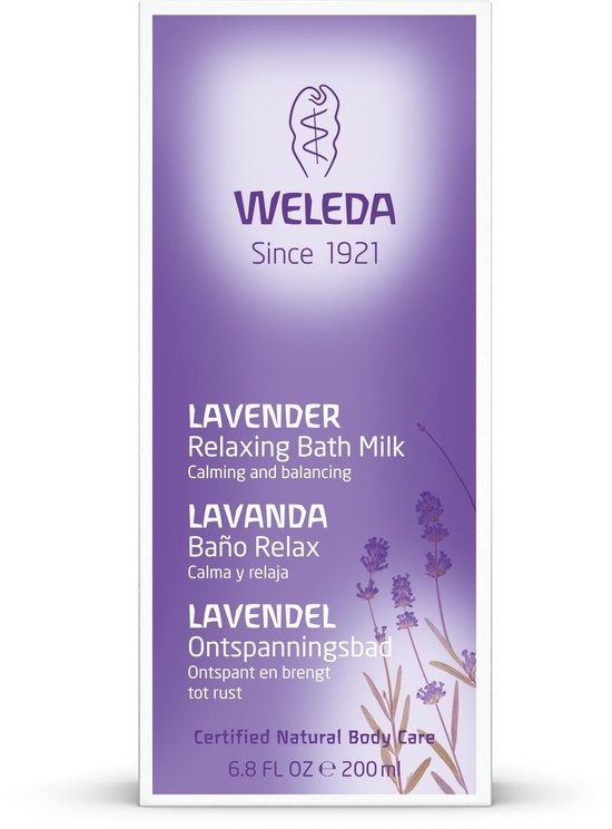 Weleda Ontspanningsbad Lavendel Badschuim - 200 ml - Natuurlijk