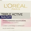 L'Oréal Paris Triple Active Nachtcreme - 50 ml - Feuchtigkeitsspendend