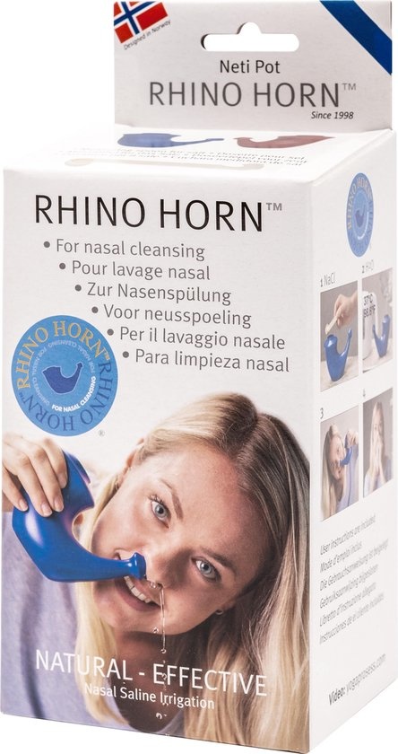 Rhino Horn - Nose Flush (blue) - 1 piece