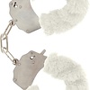 ToyJoy Furry Fun - Handcuffs - White Plush