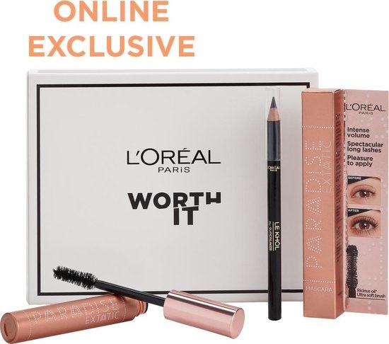 L'Oréal Paris - Paradise Extatic Mascara Value Pack - Mascara et crayon pour les yeux Mega Volume