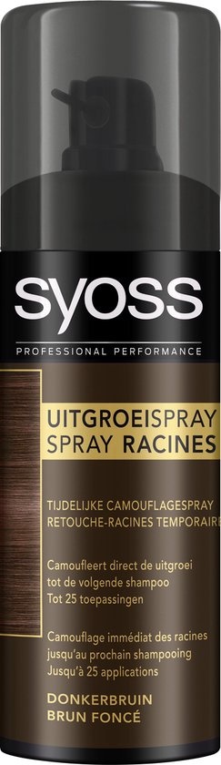 Syoss Uitgroeispray Donkerbruin