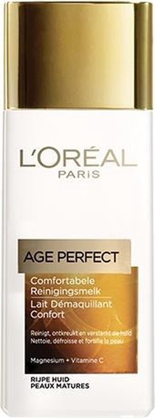L’Oréal Paris - Age Perfect Reinigingsmelk - 200 ml - Anti Rimpel