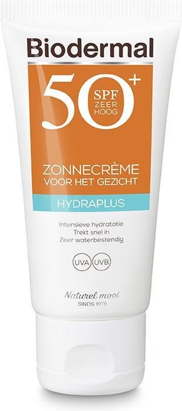 Biodermal Sun Cream for the face - Hydraplus SPF50 - 50ml