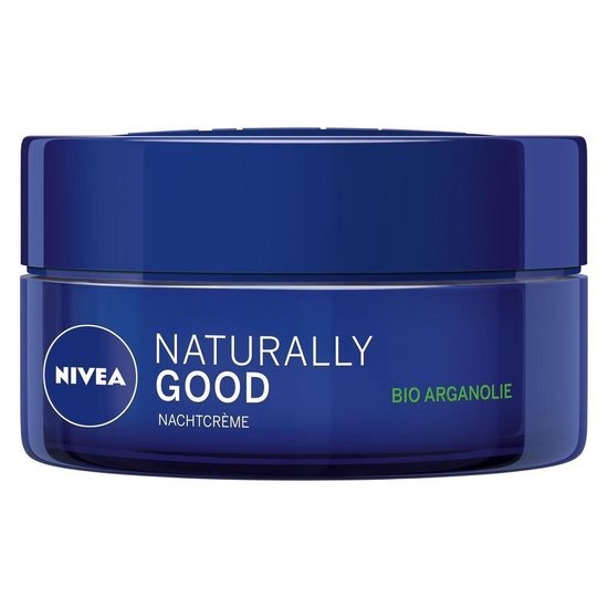NIVEA Naturally Good Night Cream - 50 ml - mit Bio-Arganöl