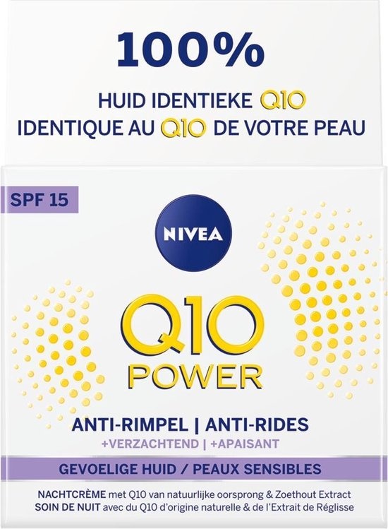 NIVEA Q10 Power Sensitive 35+ Tagescreme - SPF 15 - 50ml