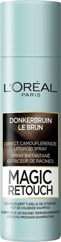 L'Oréal Paris Magic Retouch 2 - Marron foncé - Spray de camouflage excroissance 150ml