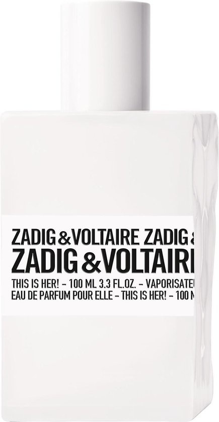 Zadig & Voltaire - This is Her! 100ml - Eau de Parfum - Damesparfum