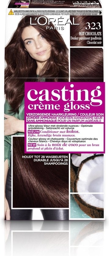 Gewend aan te ontvangen schild L'Oréal Paris Casting Crème Gloss 323 - Goudbruin - Haarverf -  Onlinevoordeelshop