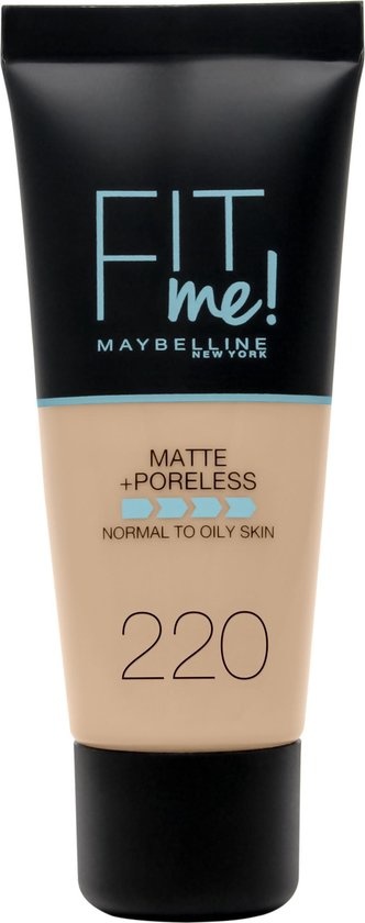 Maybelline Fit Me Matte & Poreless Foundation - 220 Natural Beige