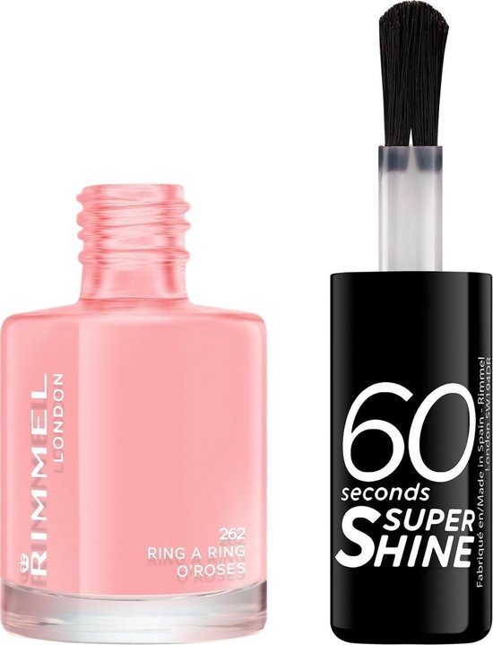 Rimmel London 60 seconds supershine nailpolish - Ring A Ring O Roses - Soft Pink