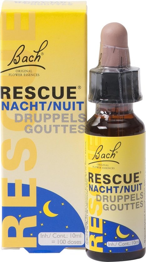 Bach Rescue Drops Night 10 ml - Dietary supplement