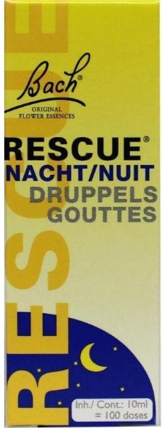Bach Rescue Druppels Nacht 10 ml - Voedingssupplement