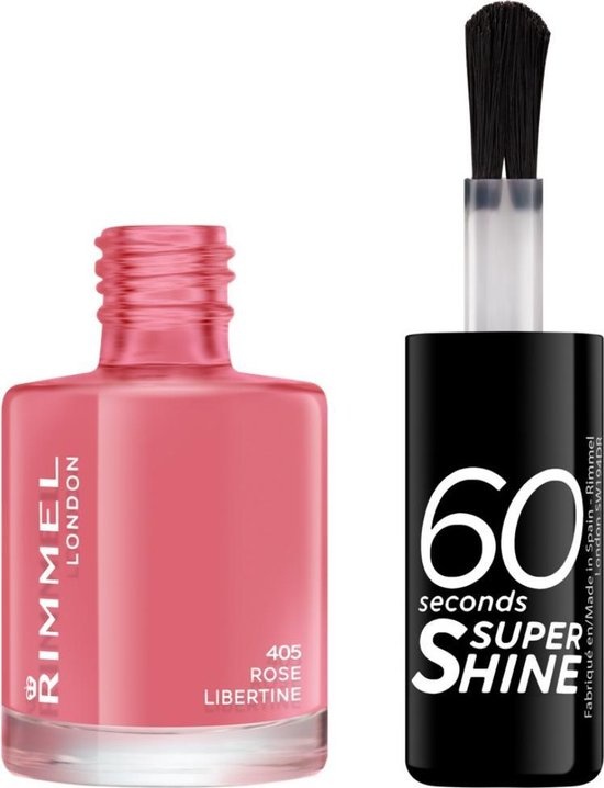 Rimmel London 60 Seconds Supershine Nagellak- 405 Rose Libertine