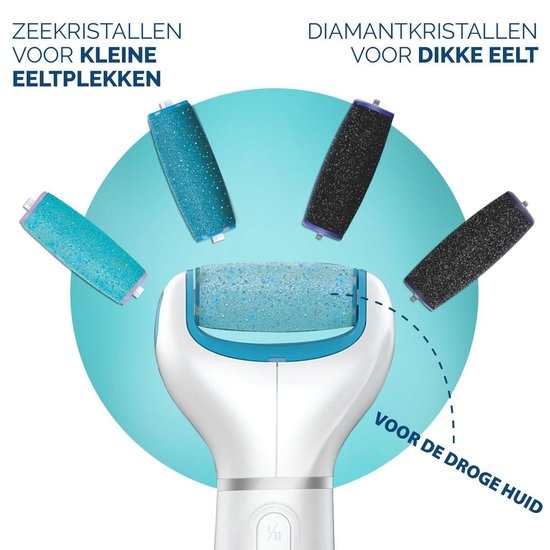 Scholl Velvet Smooth Verwisselbare Roller Extra Grof Eeltverwijderaar - 2 stuks