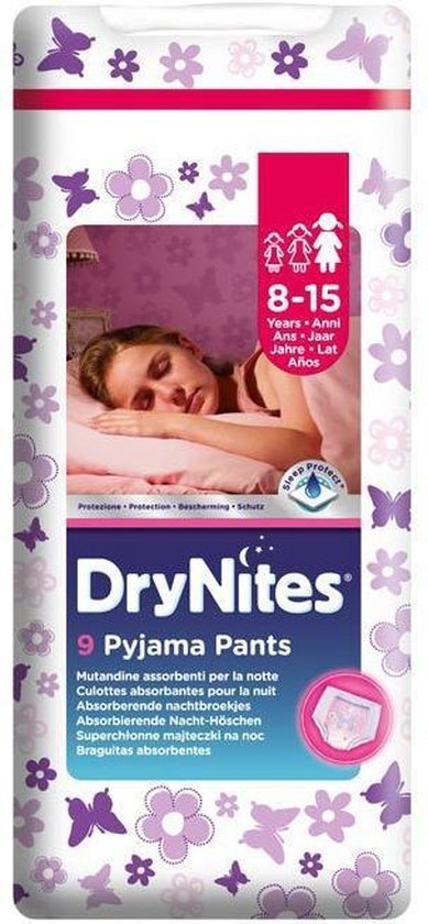 DryNites® 8-15 meisje 9 stuks