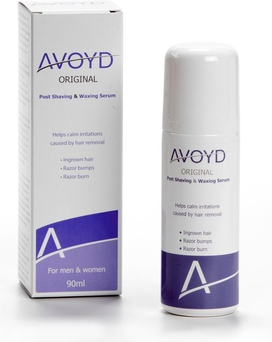 Avoyd Original 90ml - Verhindert und behebt eingewachsene Haare, Rasurbrand und Rasurbrand - geeignet für m/w - 040