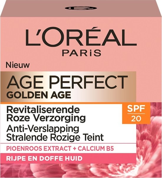 L'Oréal Paris Skin Expert Age Perfect Golden Age Dagcrème - Versterkend - SPF 20 - 50ml