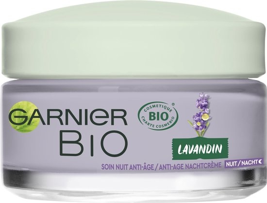 Garnier Skinactive Face Crème de nuit anti-âge à la lavande - Tous types de peau - 50 ml