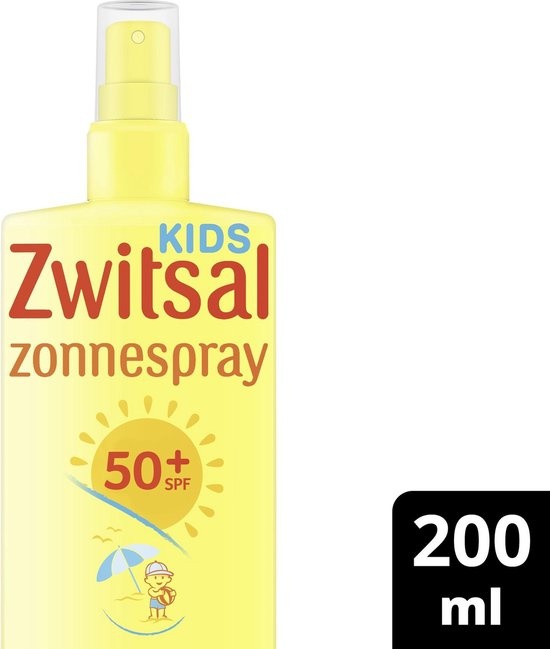 Zwitsal Sun Spray Kids SPF50 + Wasserbeständig und für empfindliche Haut - 200 ml