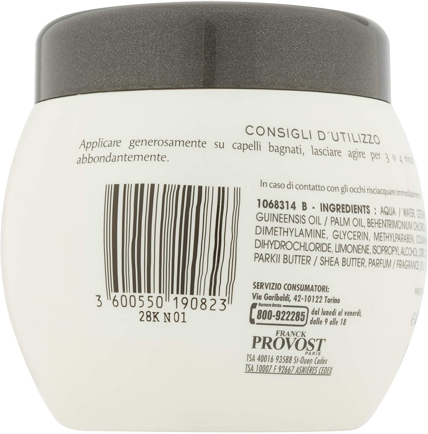 Franck Provost - Masque professionnel Expert Nutrition pour cheveux secs - 400 ml