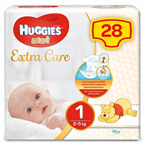 PANN.HUGGIES Pasgeboren 28 x 4.